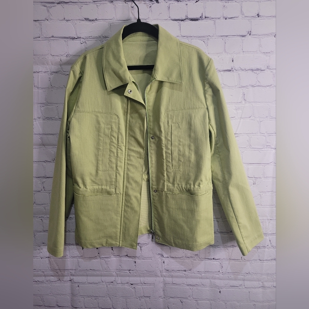 BELLESSA Lime‎ Green Jacket Size 10
